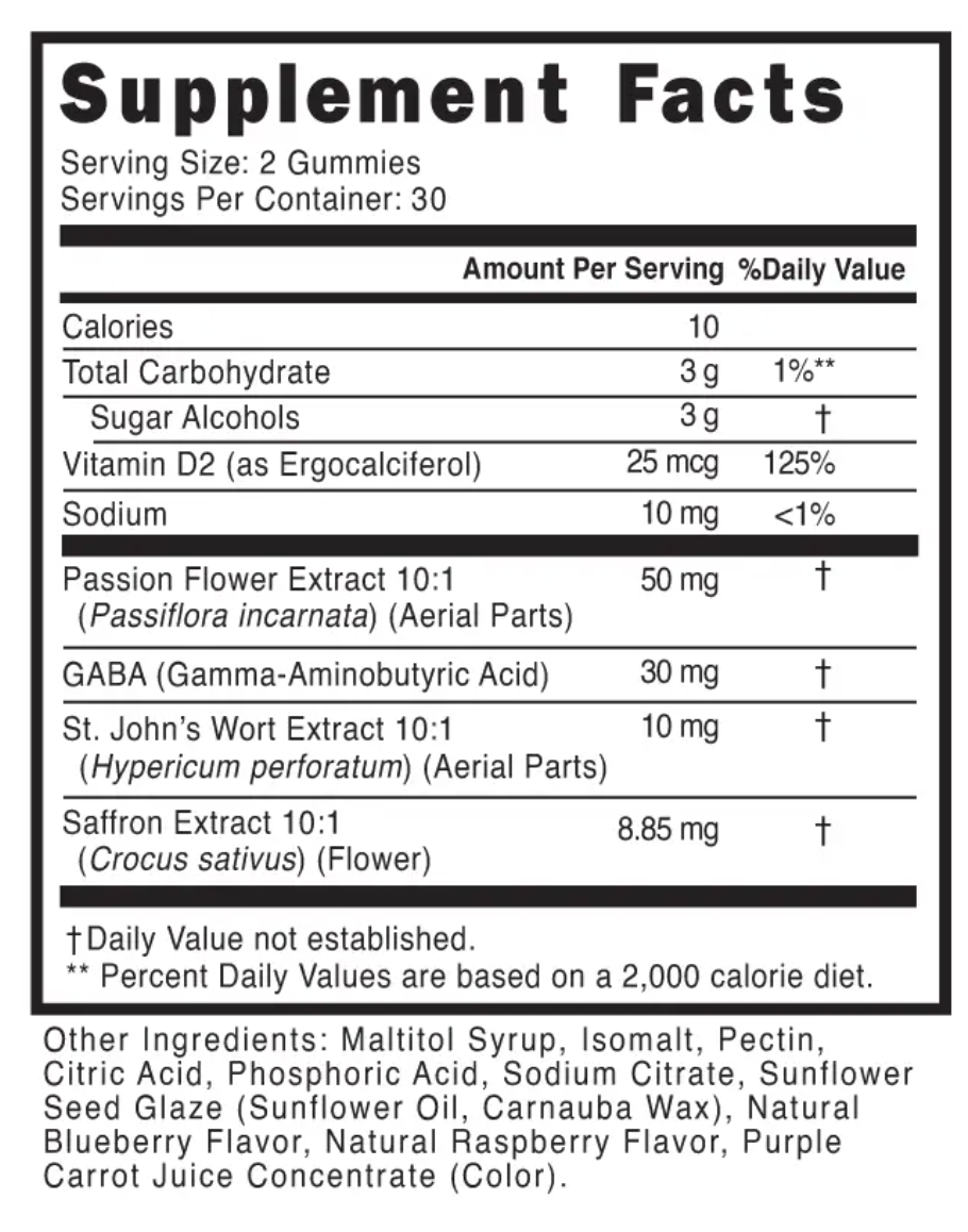 Supplement facts